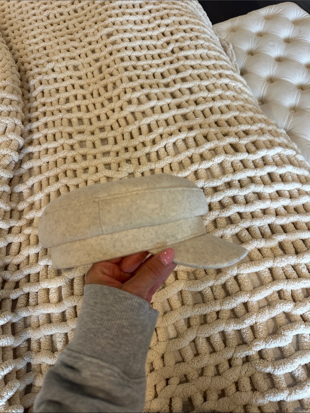 Universal Thread Cream Newsboy Cap - Picture 7 of 8